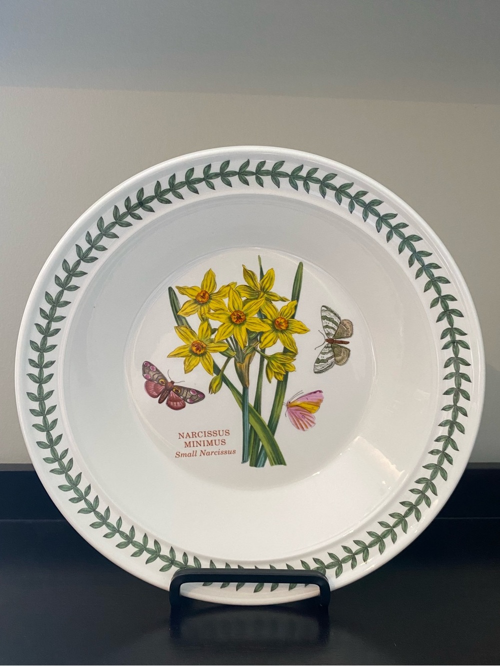 Portmeirion The Botanic Garden 1972 Small Narcissus Soup Plate